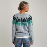 Danielle - Retro Knit Sweater — view 3