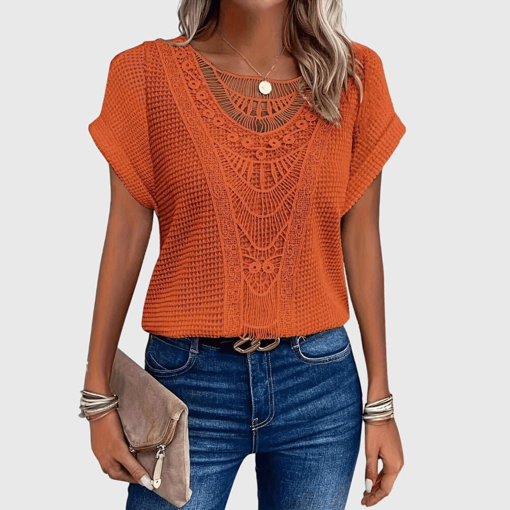 Daphne - elegant ibiza style blouse — view 5