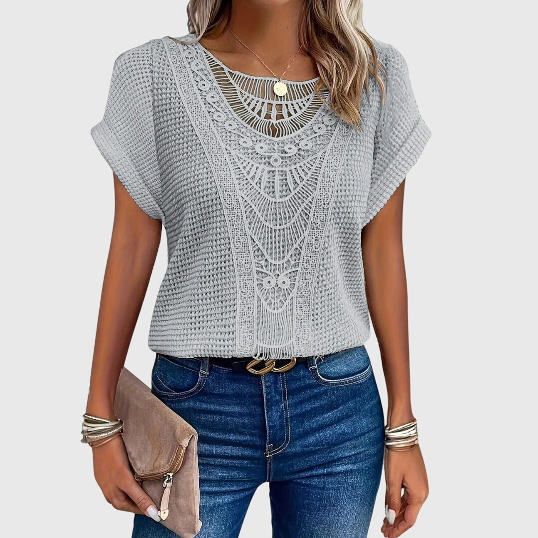 Daphne - elegant ibiza style blouse — view 7