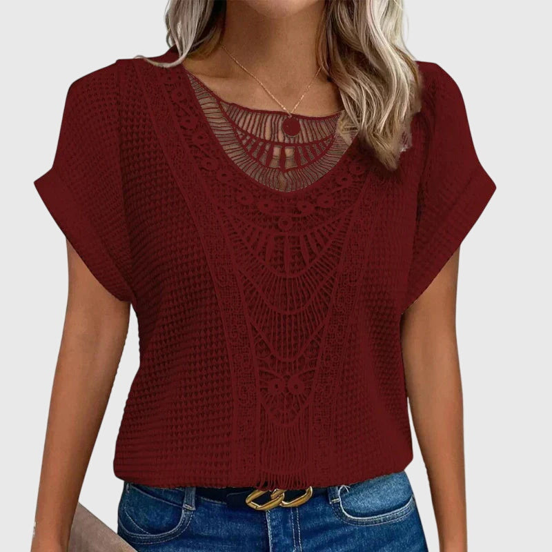 Daphne - elegant ibiza style blouse — view 9