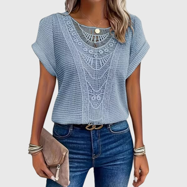 Daphne - elegant ibiza style blouse — view 10