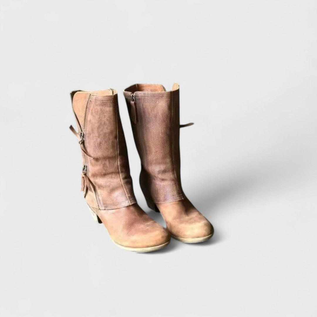 Daria - retro mid-calf boots — view 2