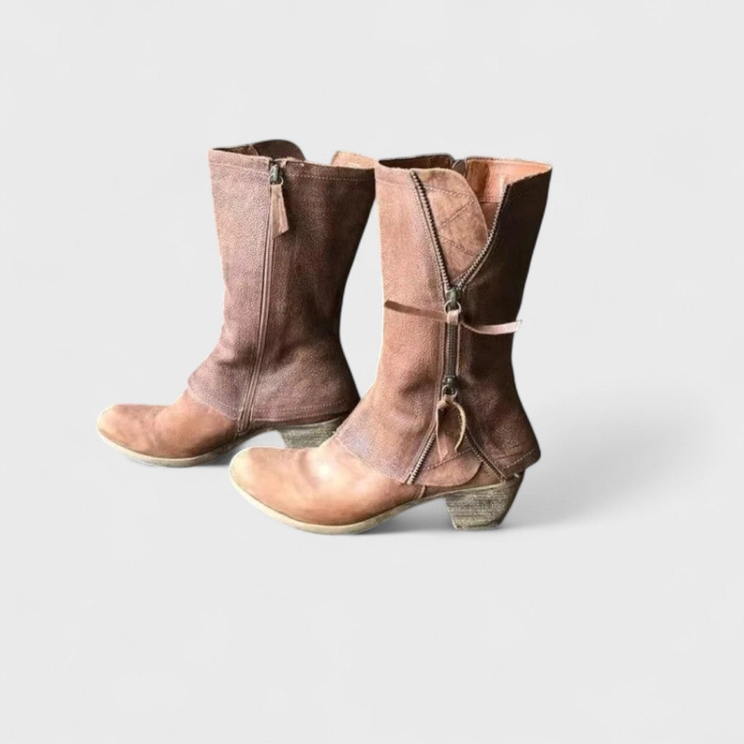 Daria - retro mid-calf boots — view 4