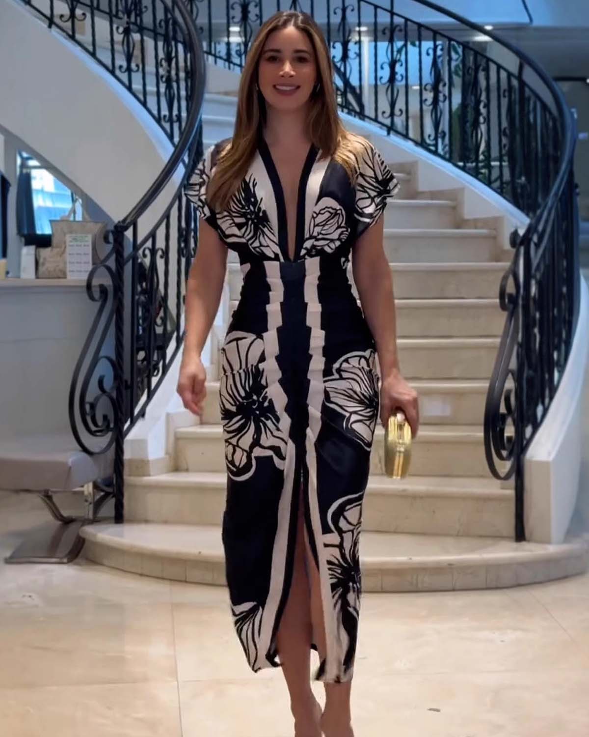 Dawn Blossom - elegant pleated dress — view 2