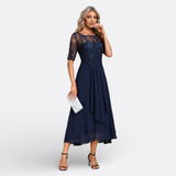 Dawn - short sleeve lace dress — view 4
