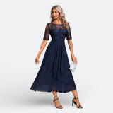Dawn - short sleeve lace dress — view 5