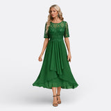 Dawn - short sleeve lace dress — view 8