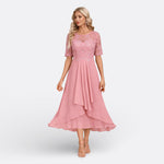 Dawn - short sleeve lace dress — view 10