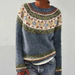 Deborah - Retro Knitted Sweater — view 1
