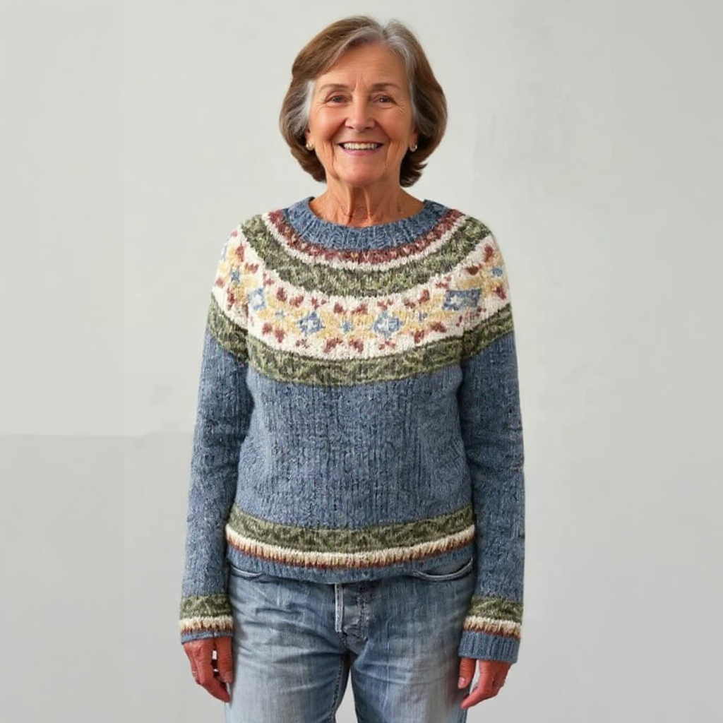 Deborah - Retro Knitted Sweater — view 2