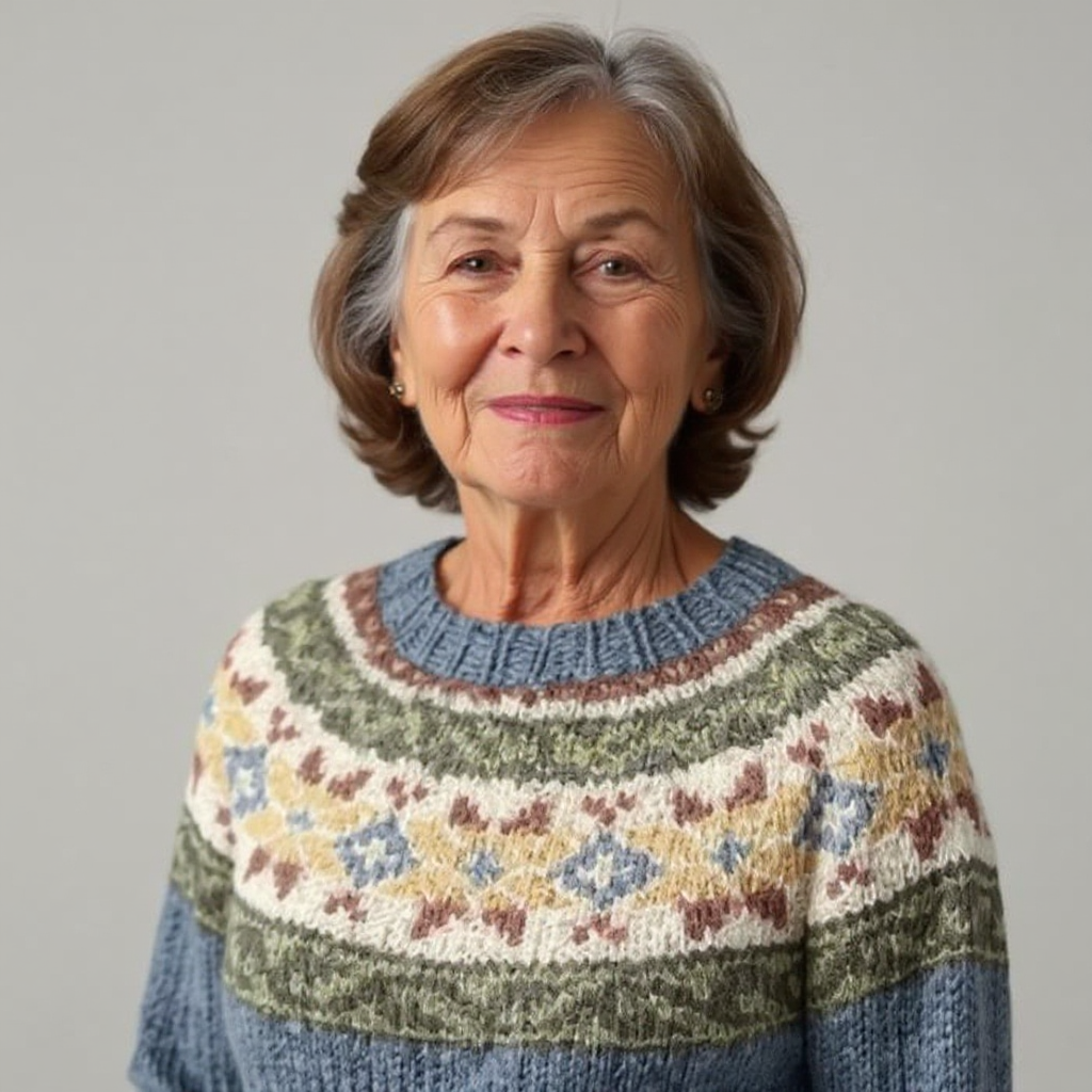 Deborah - Retro Knitted Sweater — view 4
