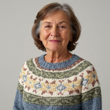 Deborah - Retro Knitted Sweater — view 4