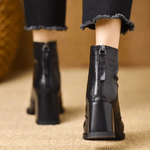 Delia - luxury mid heel ankle boot — view 3