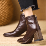Delia - luxury mid heel ankle boot — view 7
