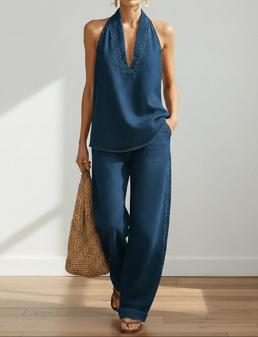 Denise - Two Piece Denim Set — view 2