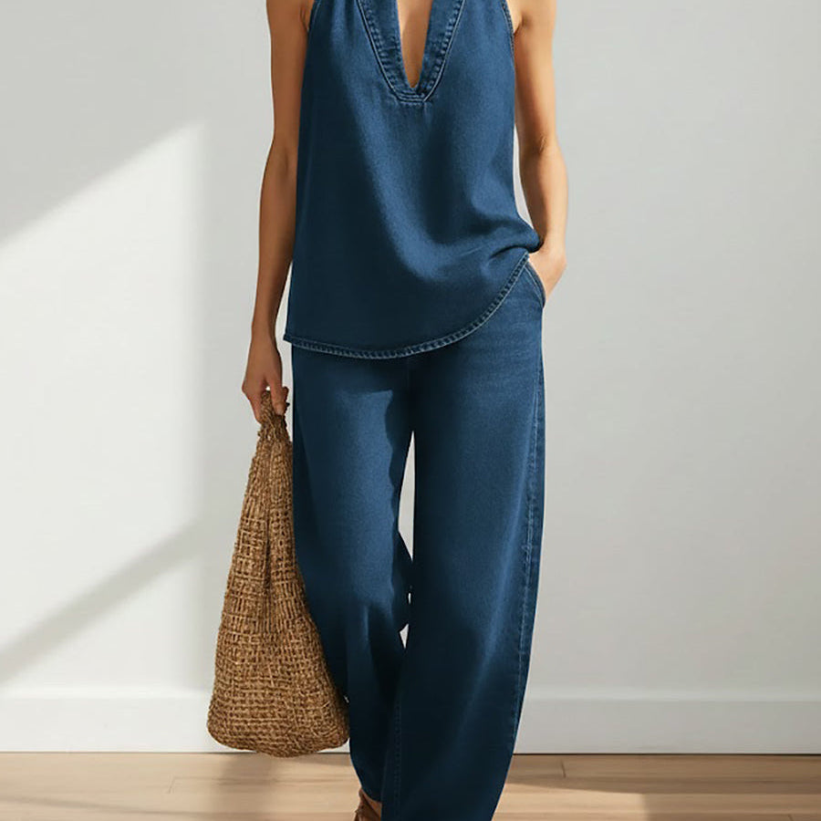 Denise - Two Piece Denim Set — view 2