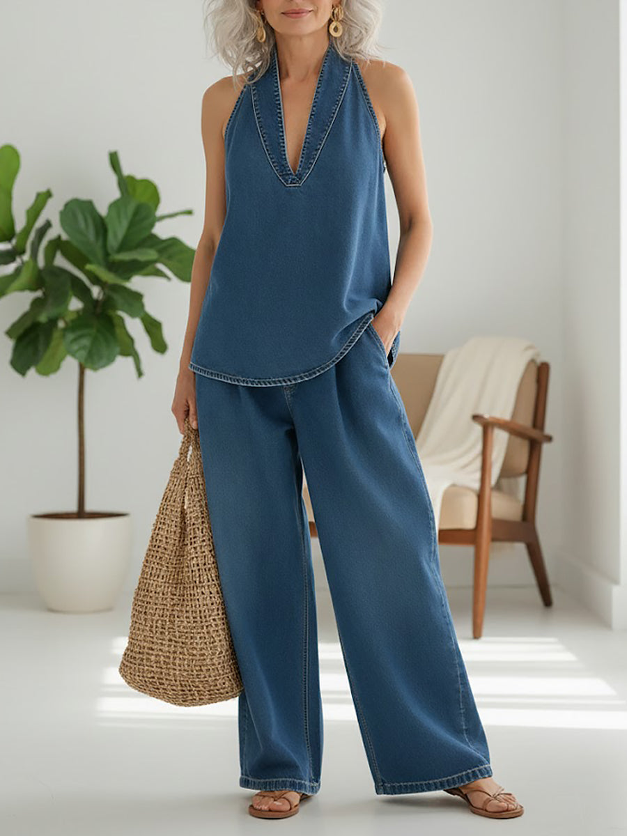 Denise - Two Piece Denim Set — view 3