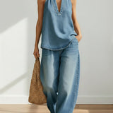 Denise - Two Piece Denim Set — view 4