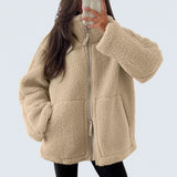Denise - soft teddy jacket — view 1