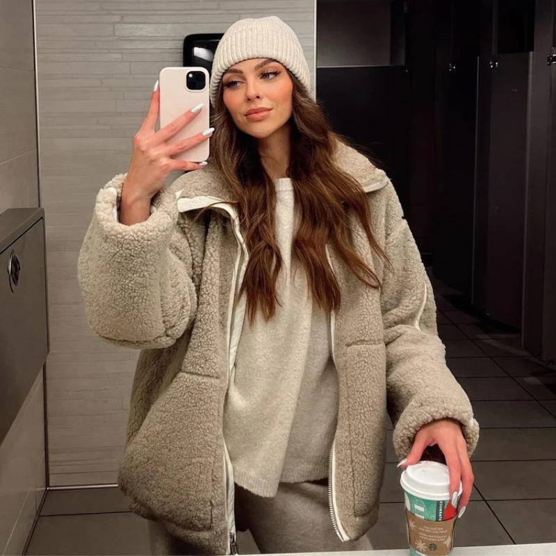 Denise - soft teddy jacket — view 2