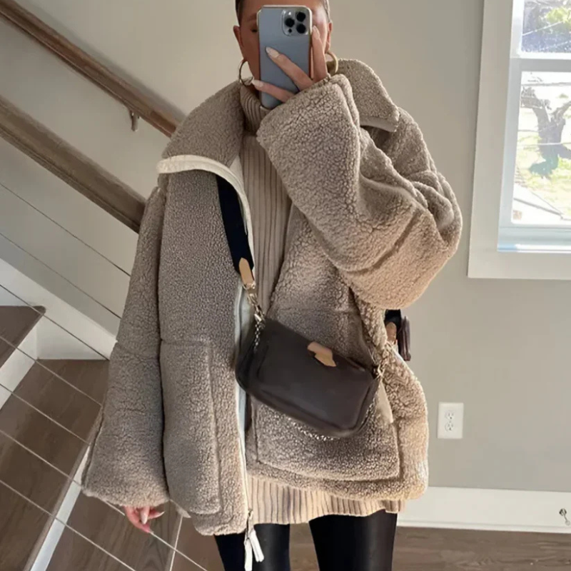 Denise - soft teddy jacket — view 3