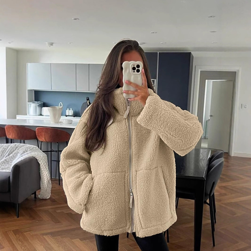 Denise - soft teddy jacket — view 5