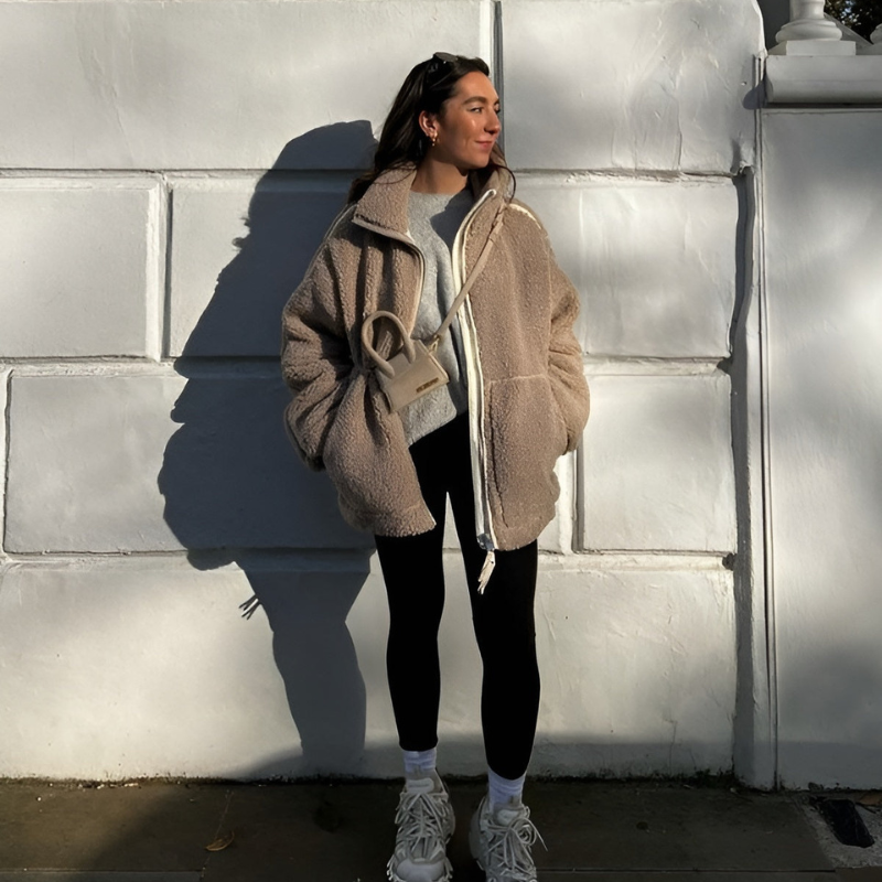 Denise - soft teddy jacket — view 6