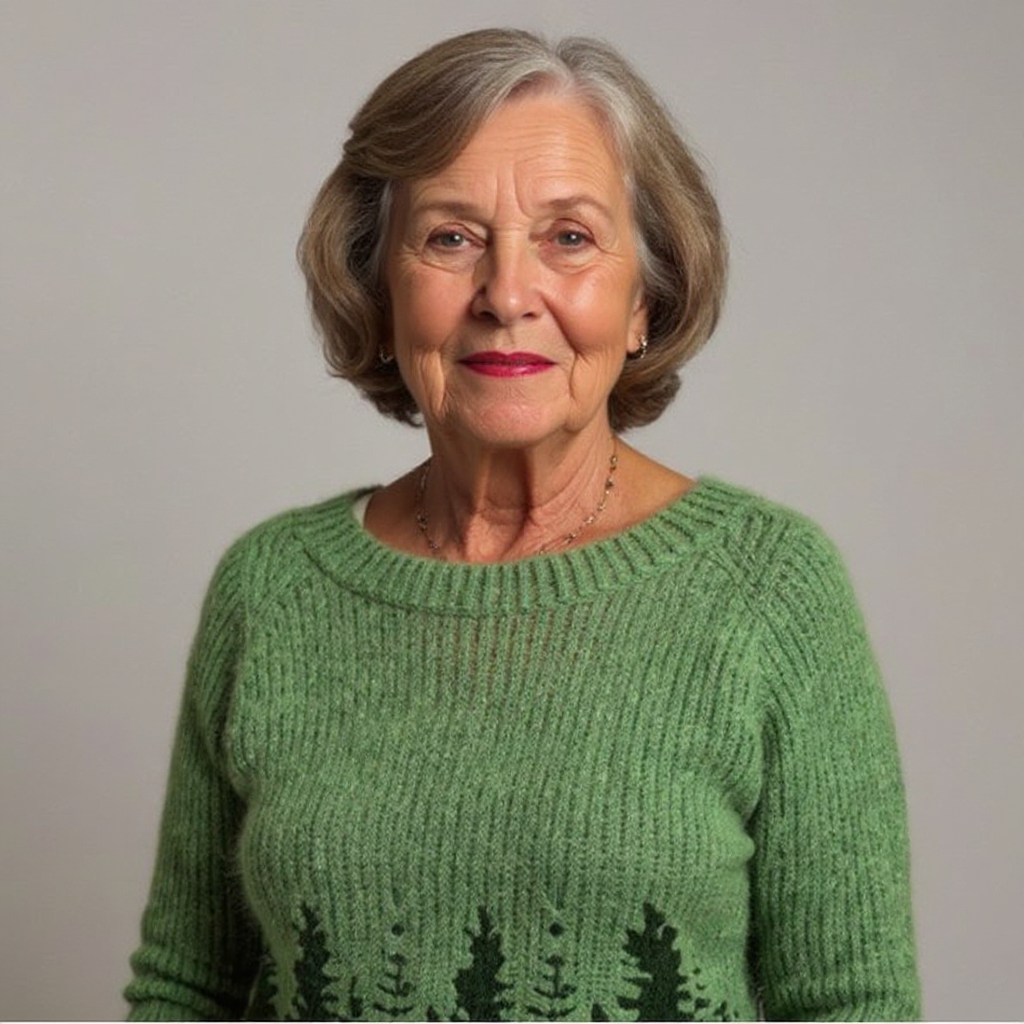 Diana - Retro Knitted Sweater — view 4