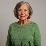 Diana - Retro Knitted Sweater — view 4