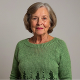 Diana - Retro Knitted Sweater — view 4