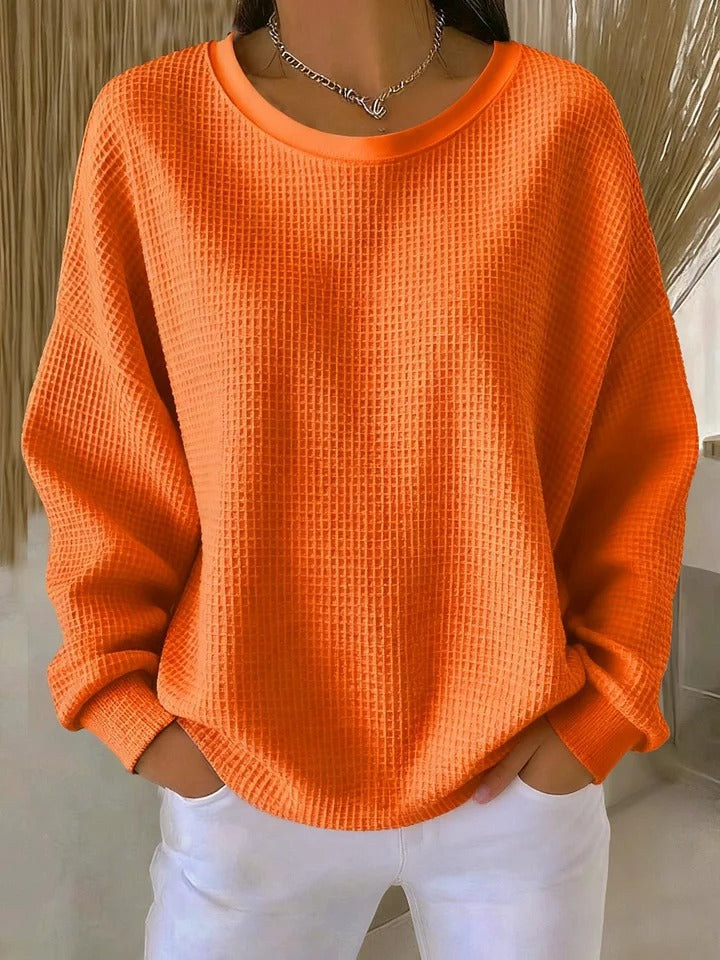 Diane – Classic Textured Knit Sweater — view 3