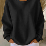 Diane – Classic Textured Knit Sweater — view 4
