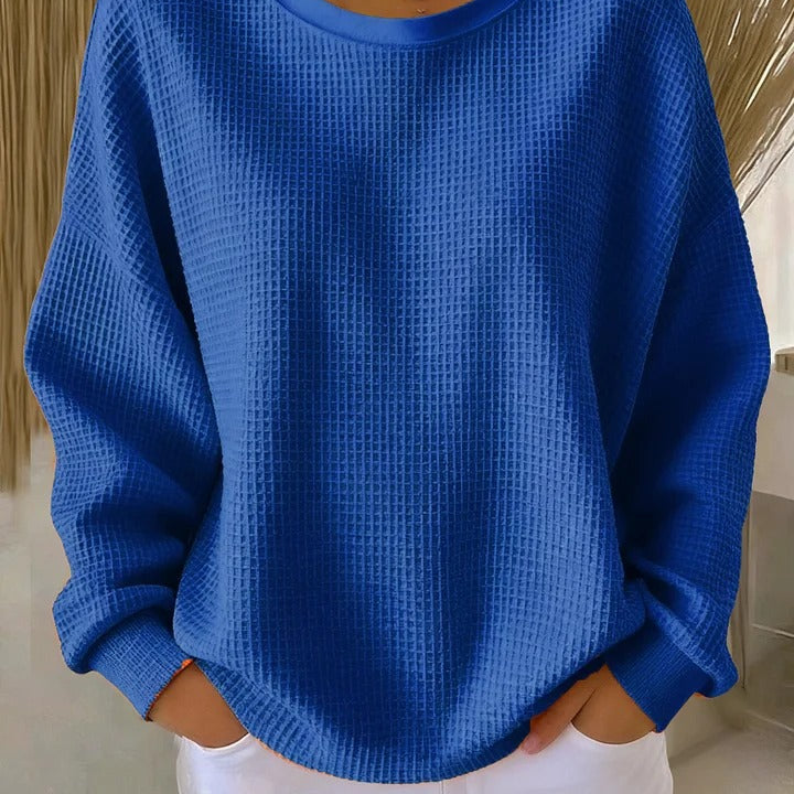 Diane – Classic Textured Knit Sweater — view 6