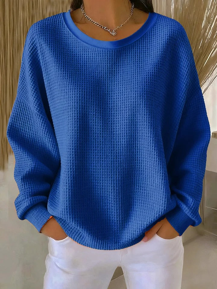 Diane – Classic Textured Knit Sweater — view 6
