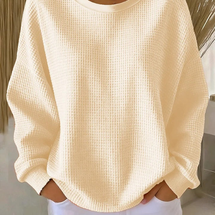 Diane – Classic Textured Knit Sweater — view 7