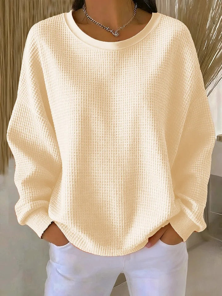 Diane – Classic Textured Knit Sweater — view 7
