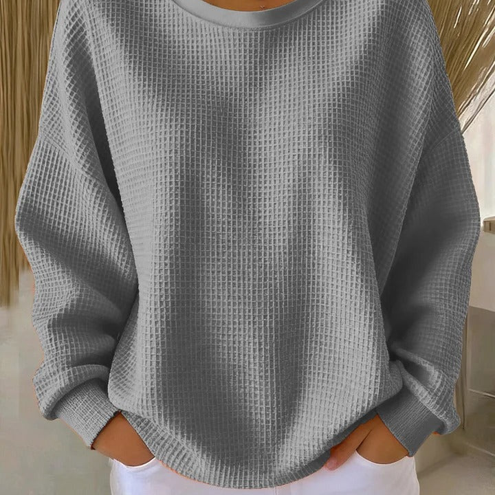 Diane – Classic Textured Knit Sweater — view 8