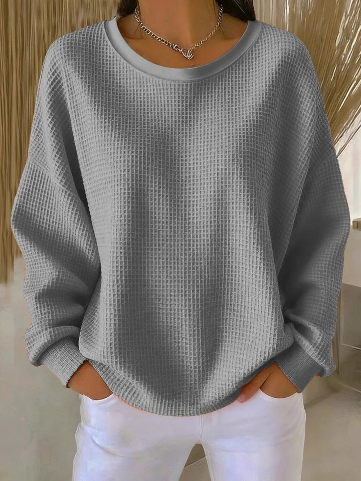 Diane – Classic Textured Knit Sweater — view 8