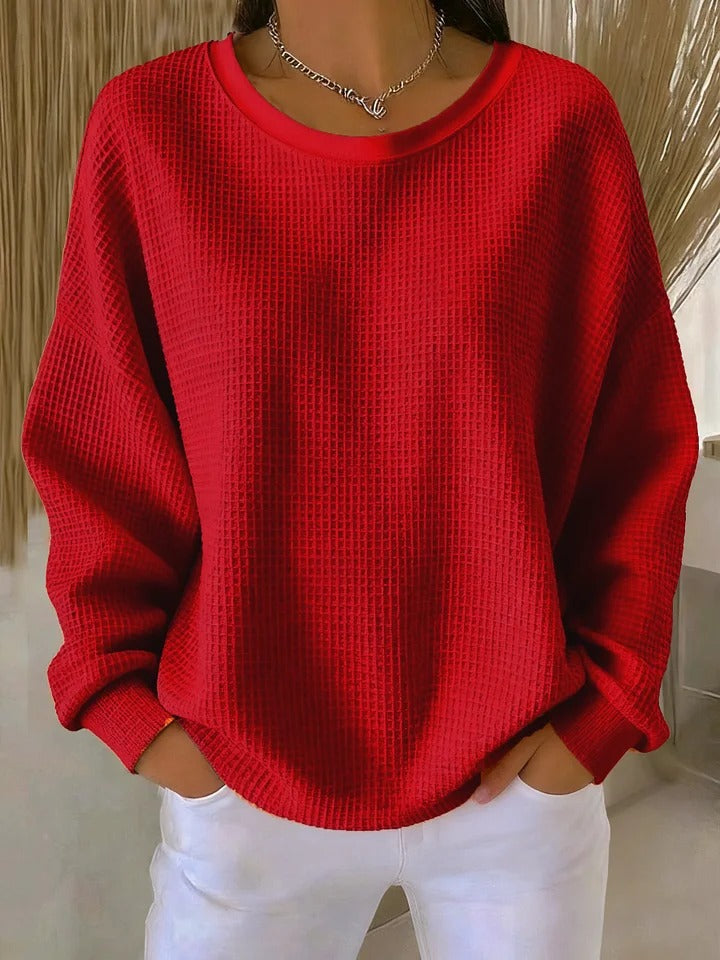 Diane – Classic Textured Knit Sweater — view 9