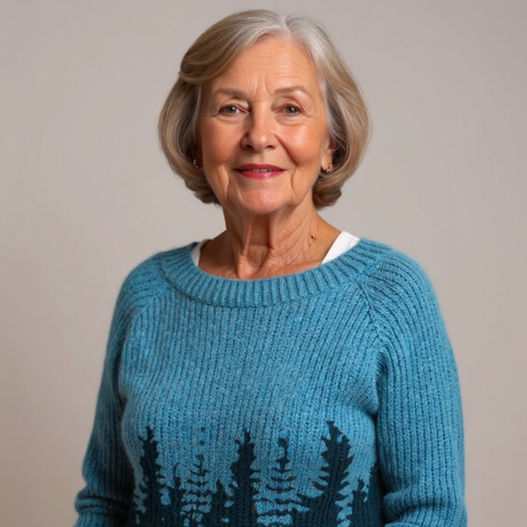 Donna - Retro Knitted Sweater — view 4
