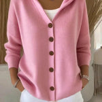 Doris - Hooded Knit Cardigan — view 1
