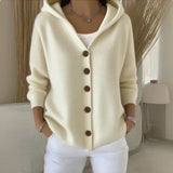 Doris - Hooded Knit Cardigan — view 2