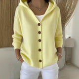 Doris - Hooded Knit Cardigan — view 4