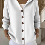 Doris - Hooded Knit Cardigan — view 5