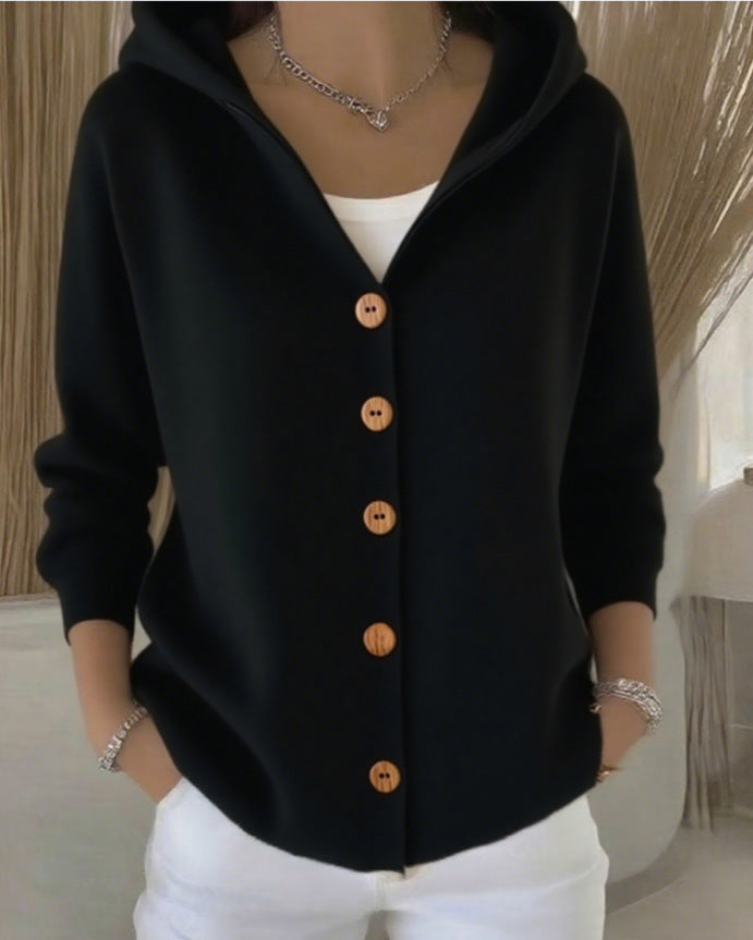 Doris - Hooded Knit Cardigan — view 8