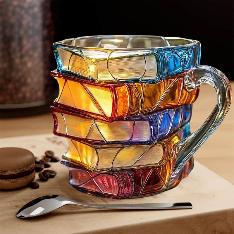 Unique 3D mug for literature lovers — view 2