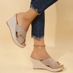Elaine - loose wedge sandals — view 2