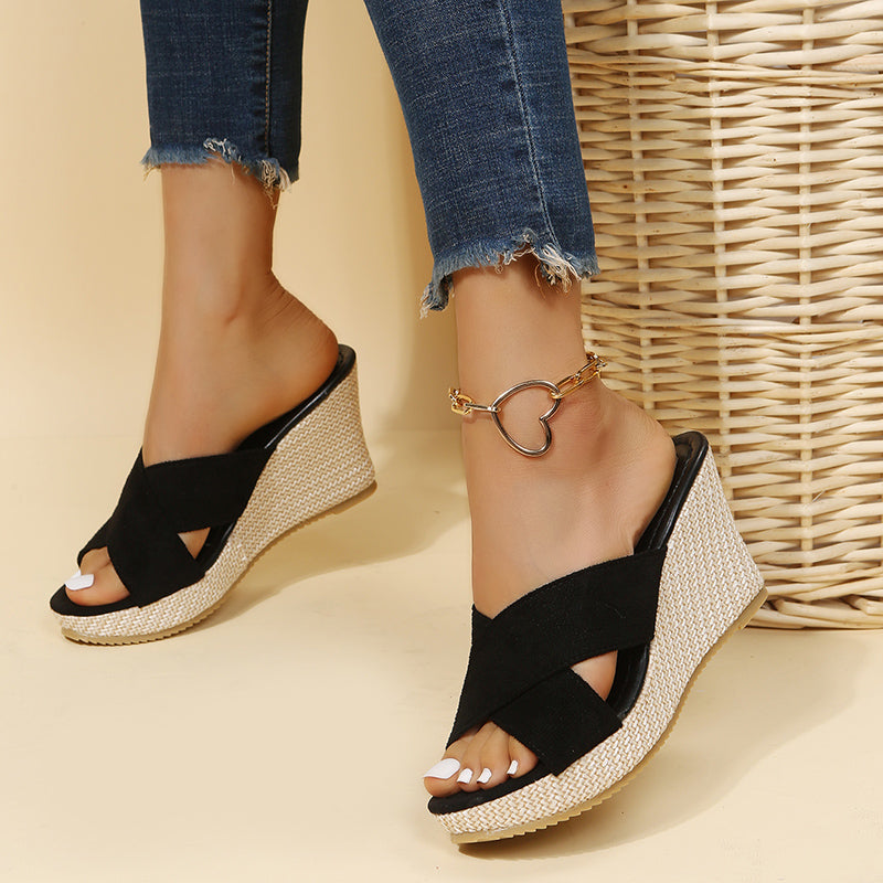 Elaine - loose wedge sandals — view 3