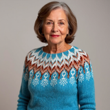 Elaine - Retro Knitted Sweater — view 4