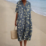 Elaine - floral embroidered dress — view 1
